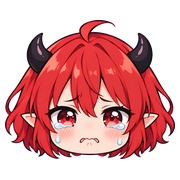 【透過PNG素材】悪魔っ娘 ミニキャラスタンプ&アイコンセット(8種)