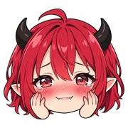 【透過PNG素材】悪魔っ娘 ミニキャラスタンプ&アイコンセット(8種)