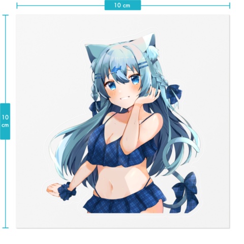 クリアステッカー