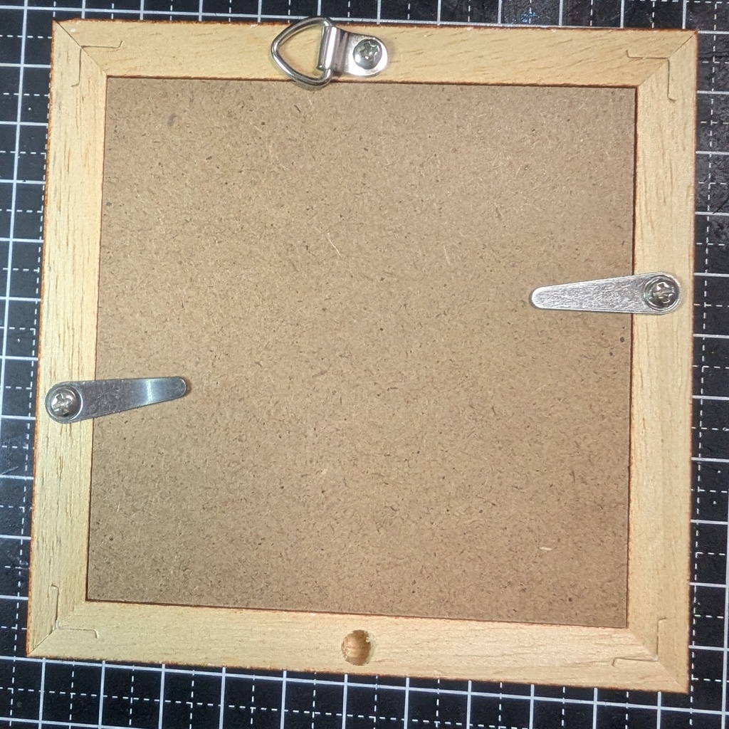 【原画】柑橘三姉妹 長女オレンジ/豆色紙サイズ・透明水彩・フレーム付き