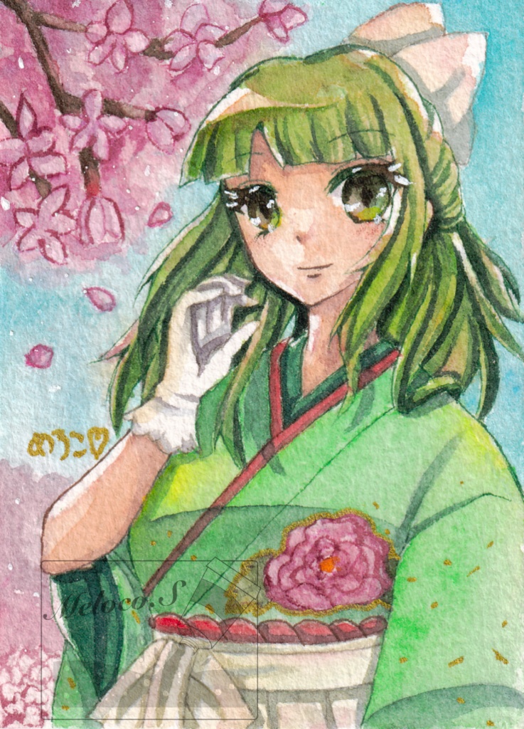 袴紗月（さつき）　ATCフレームレス原画