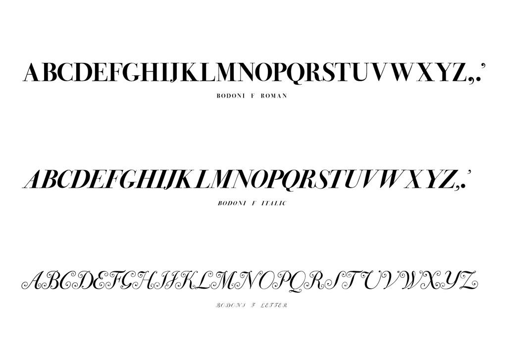 BODONI F