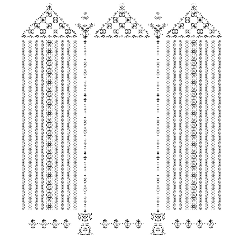 装飾活字:Modeles des caracteres de l'imprimerie et des autres choses necessaires audit art