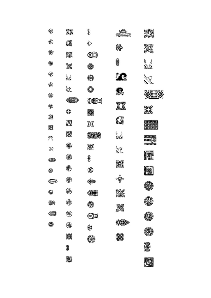 装飾活字:SPÉCIMEN DE LA NOUVELLE FONDERIE DE JULES DIDOT L'AÎNÉ, BOULEVARD D'ENFER, N°4, À PARIS. 1842