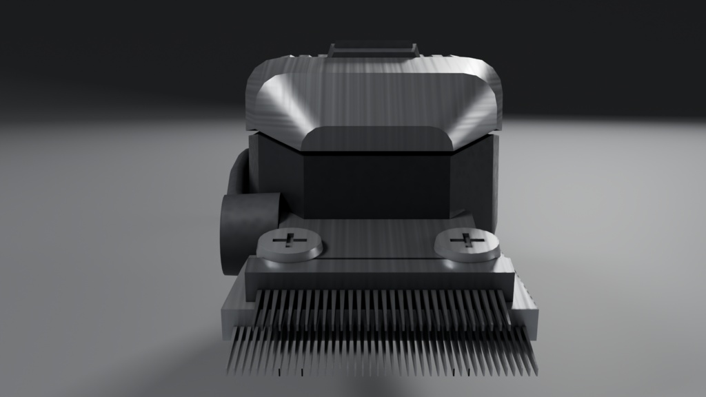 業務用バリカン 3D モデル / Barber Hair Clipper 3D Model(PBR・実寸・UV 展開済み)