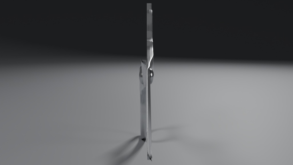 理美容シザー 3D モデル / Hairdressing Scissors 3D Model(PBR・実寸・UV 展開済み)