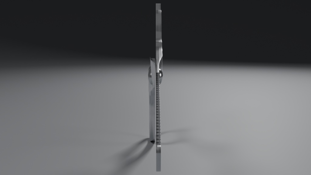セニングシザー(スキバサミ)3D モデル / Thinning Shears 3D Model(PBR・実寸・UV 展開済み)