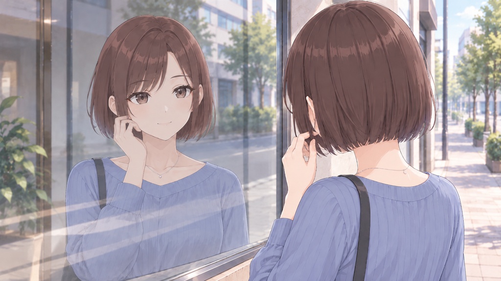 【体験版】お任せでお願いします。|断髪をテーマにした短編ノベルゲーム(無料・ブラウザ/Windows・日本語/英語)