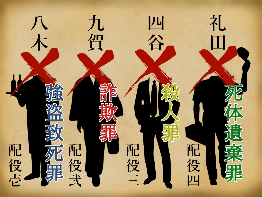 ð¥ãMurder Mysteryãð¥è±çã®ãããâ»ãªã³ã©ã€ã³çš