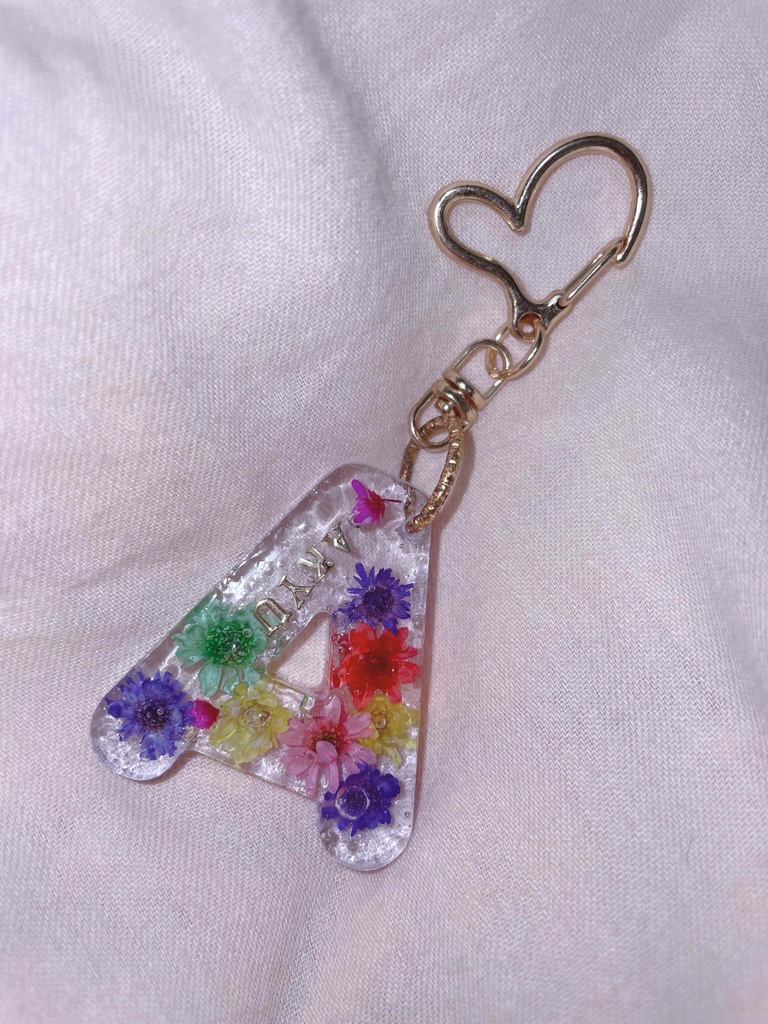 ♥ハンドメイド♦イニシャルキーホルダー【稗田阿求】イメージ