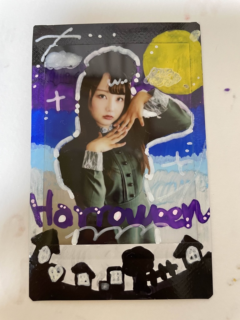 柚雪りんハロウィンチェキA