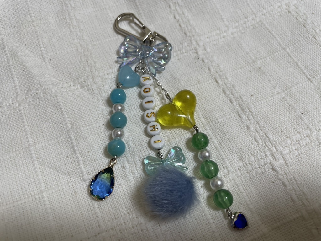 ♥ハンドメイド♦東方ビーズキーホルダー【古明地こいし】イメージ