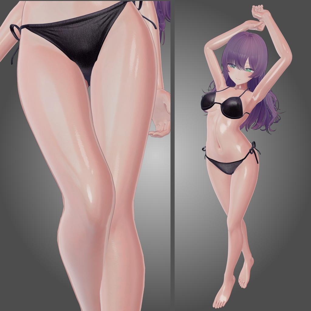 liltoonプリセット「TSUYA-SKIN」マテリアル設定