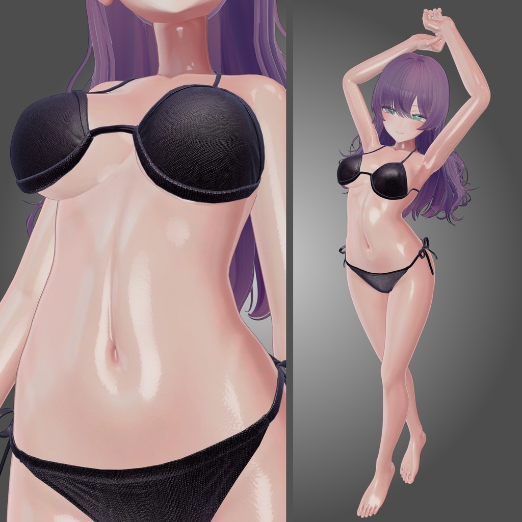 liltoonプリセット「TSUYA-SKIN」マテリアル設定