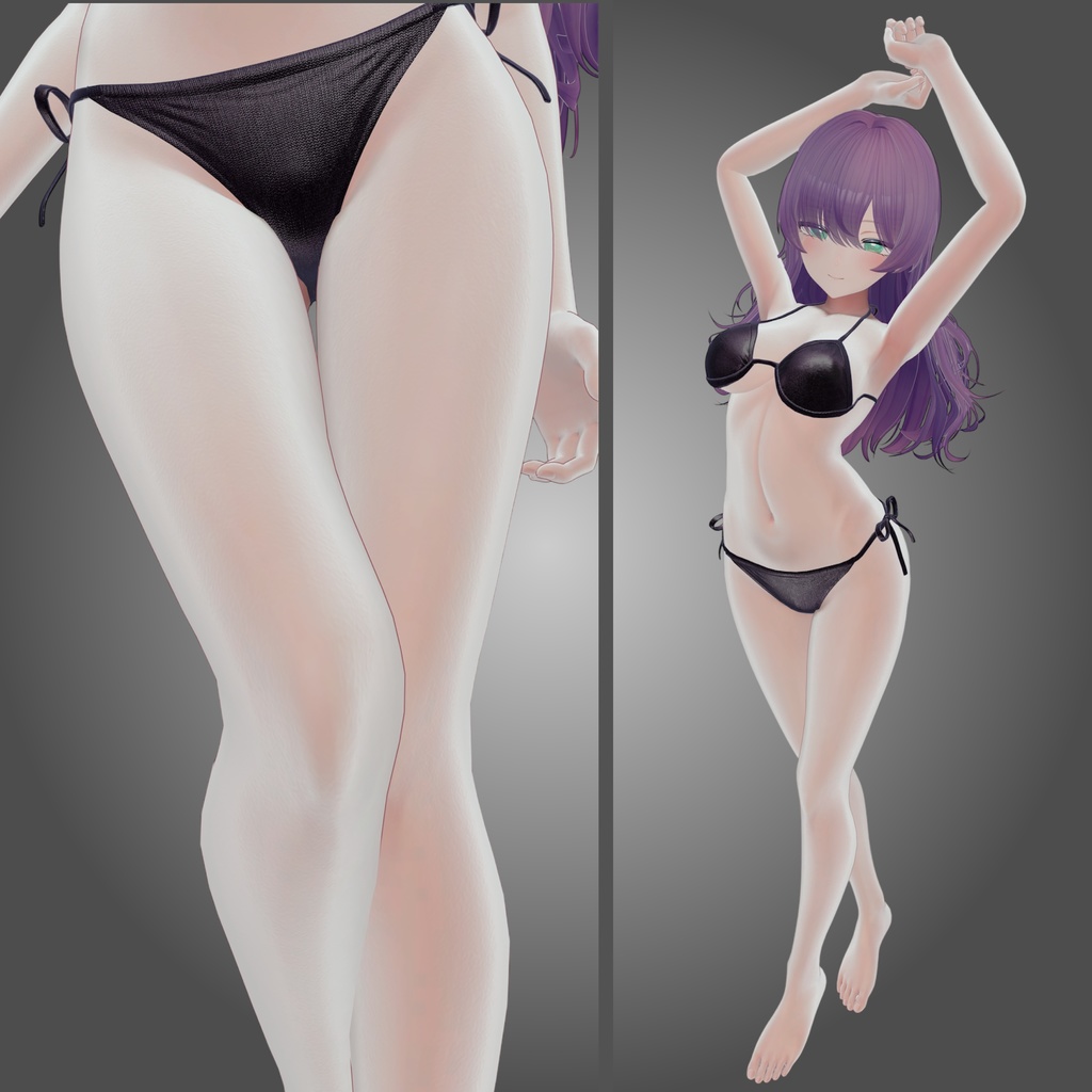 liltoonプリセット「SARA-SKIN」マテリアル設定