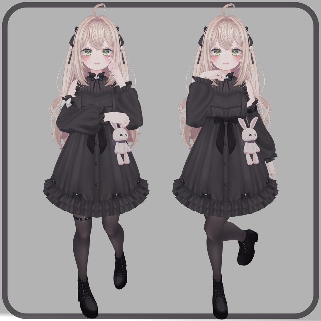 エメちゃん可愛いポーズ&メイクテクスチャ