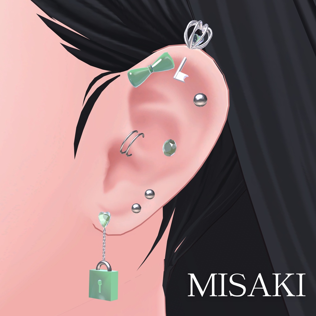 【8Avatar,MA対応】UNLOCK(VRChat想定)