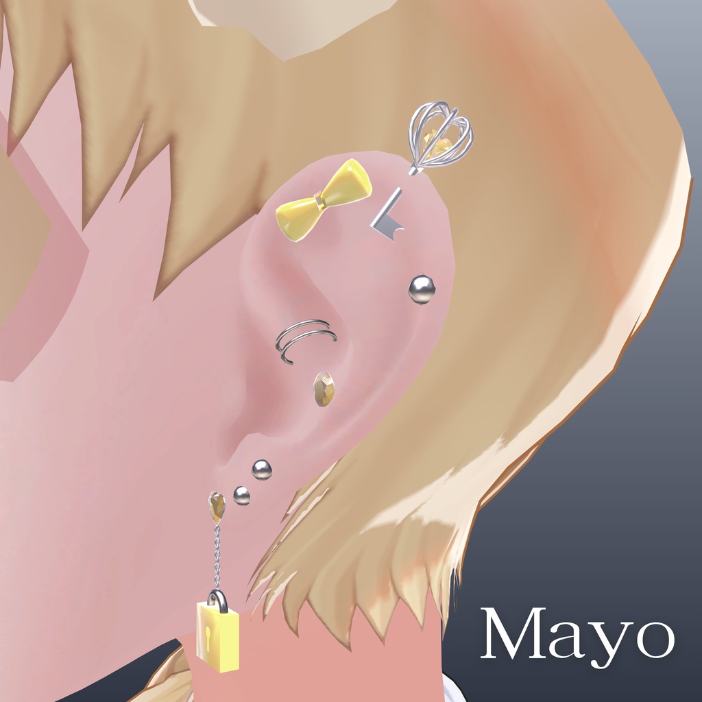 【8Avatar,MA対応】UNLOCK(VRChat想定)