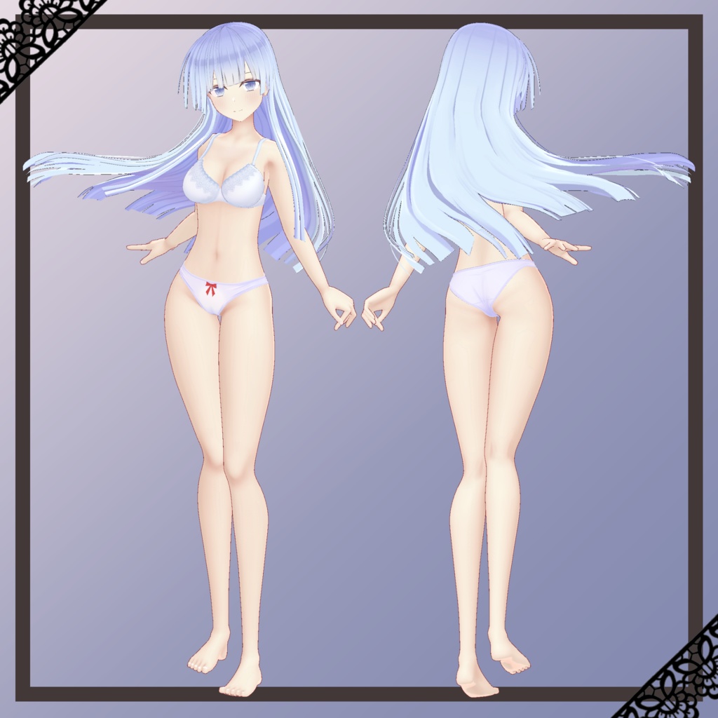 オリジナル3Dモデル「Phiolie - フィオリエ-」