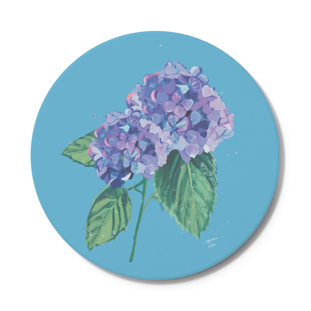「紫陽花」コースター