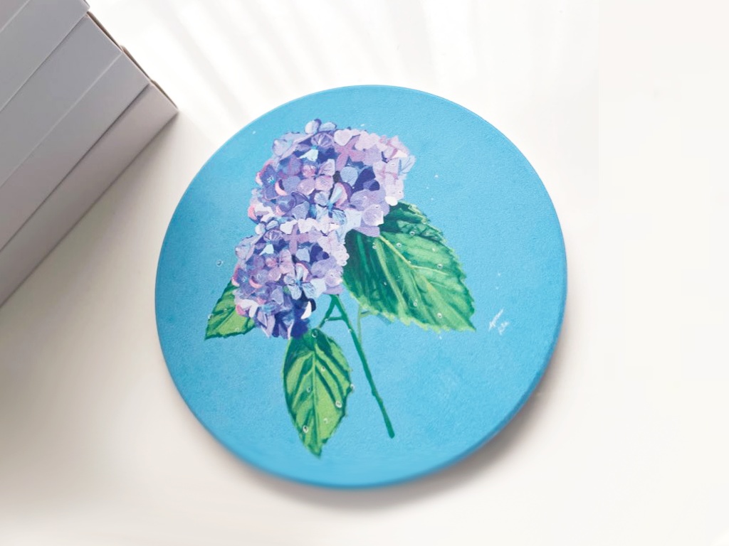 「紫陽花」コースター