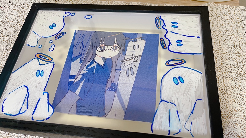 『家庭訪問』イラスト額縁セット