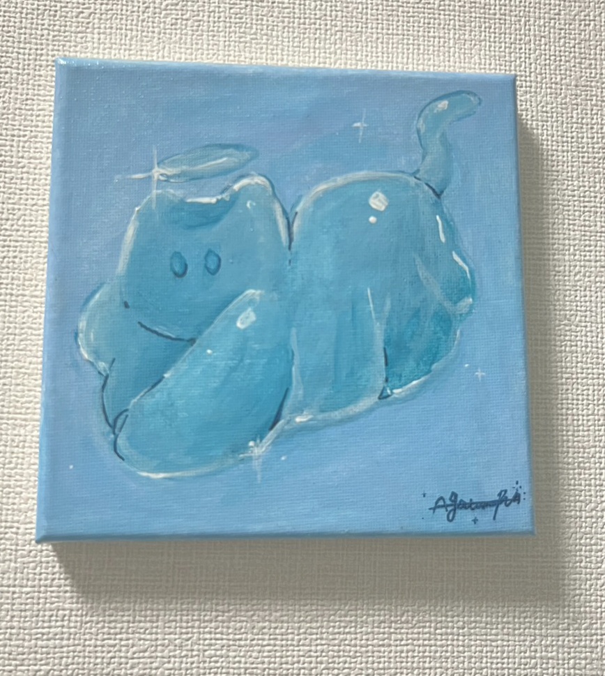 アイスおばけ原画(猫)