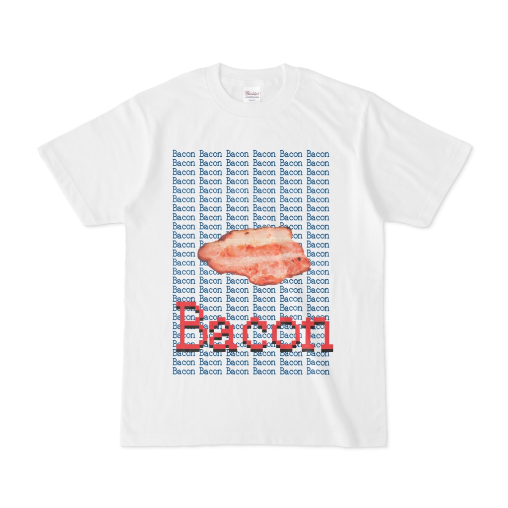 シンプルデザインTシャツ Bacon