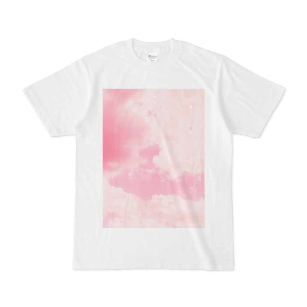 シンプルデザインTシャツ 桃空