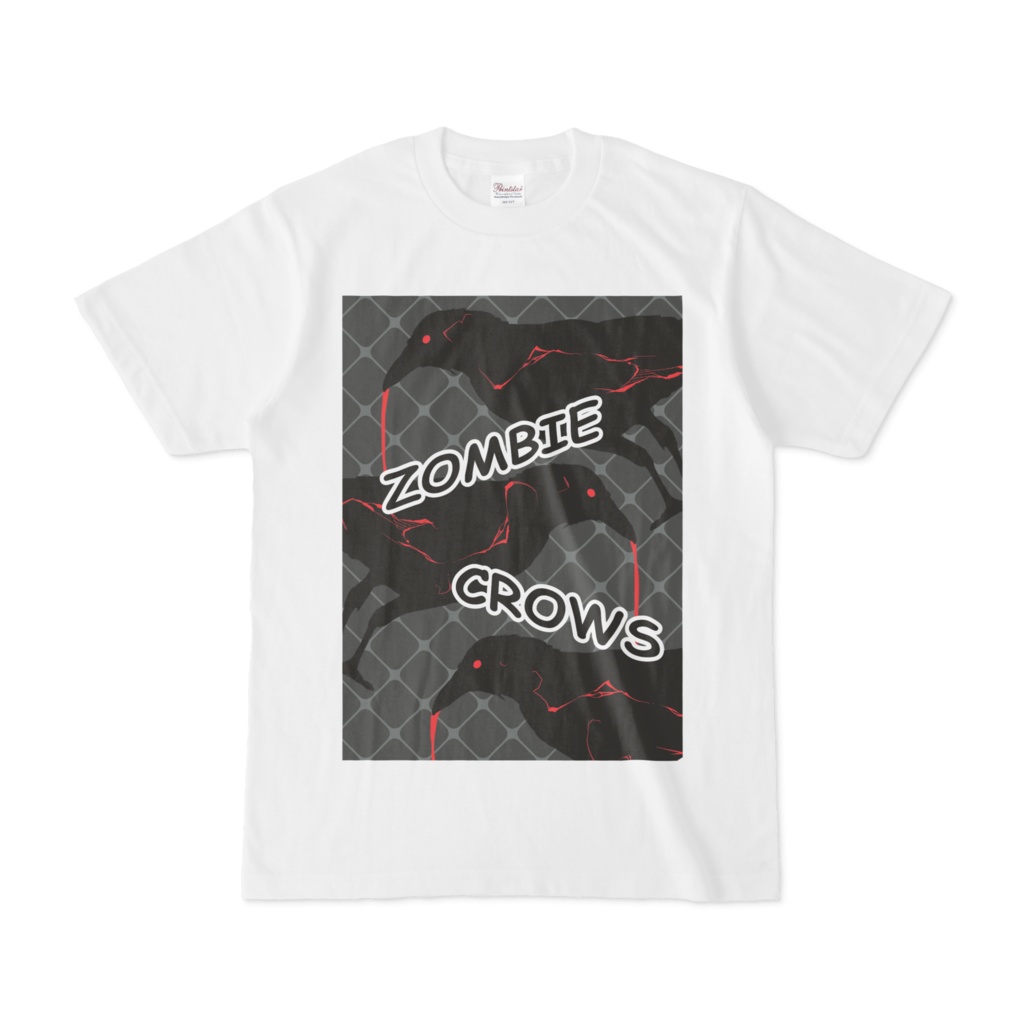 Tシャツ | ホワイト | ゾンビカラスちゃん