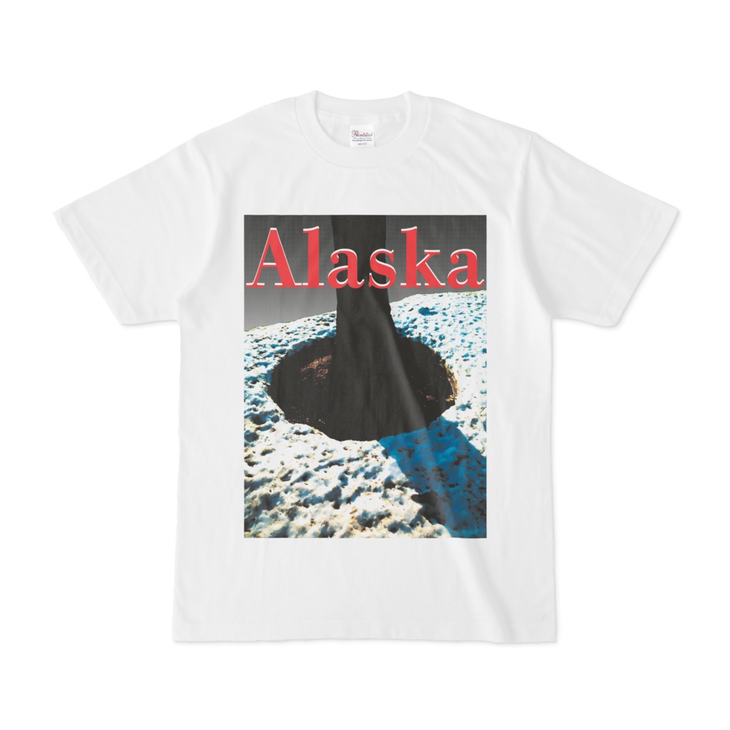 シンプルデザインTシャツ アラスカウッド