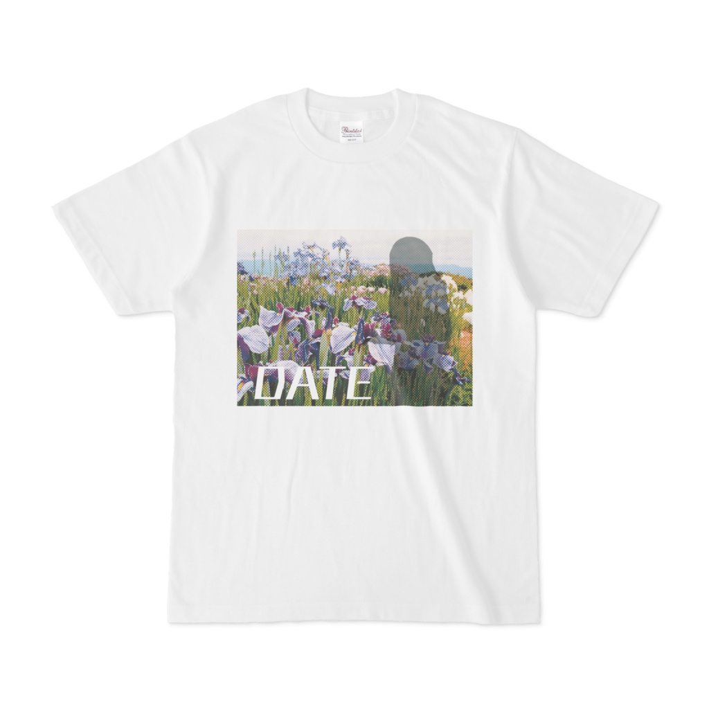 シンプルデザインTシャツ 伊達菖蒲