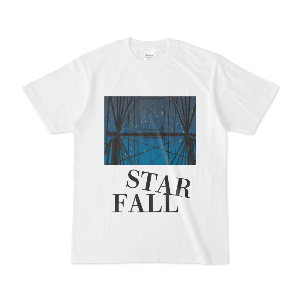 シンプルデザインTシャツ STAR FALL
