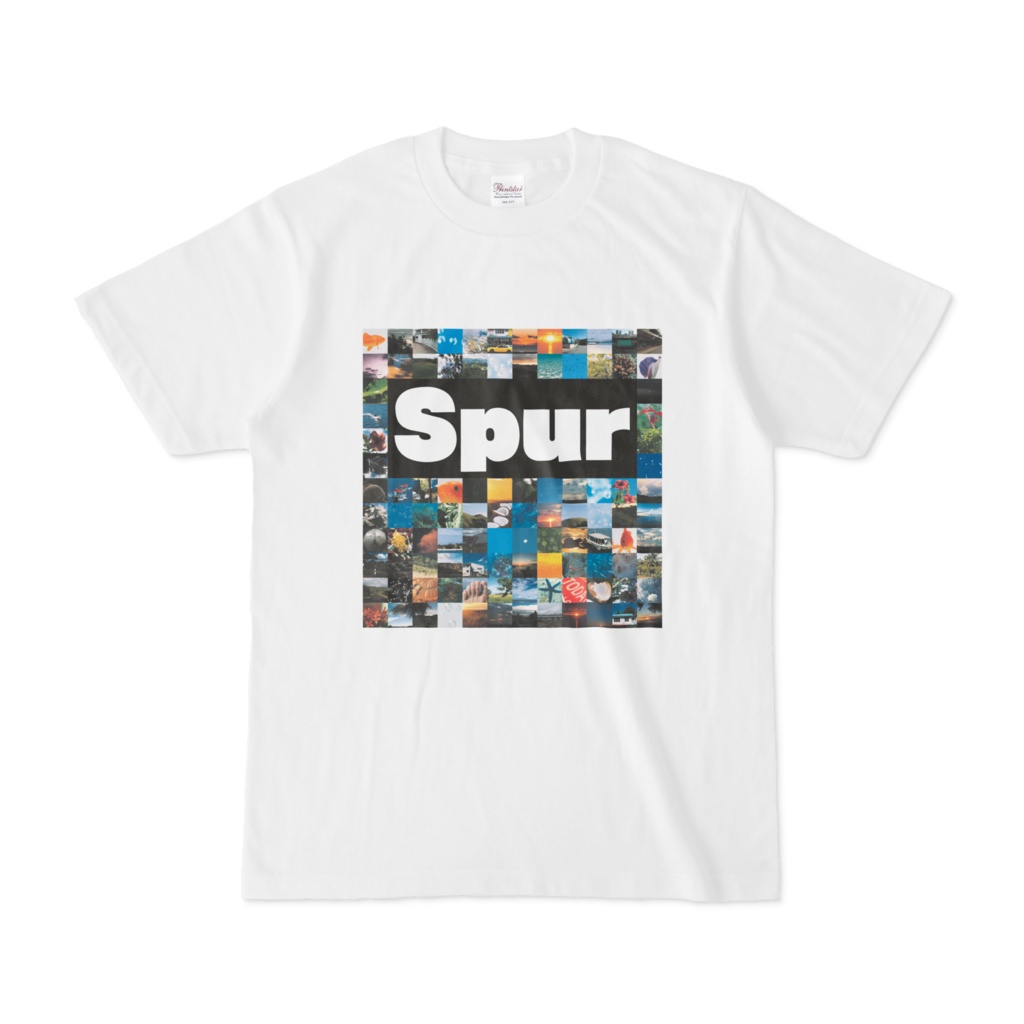シンプルデザインTシャツ Spur_BOX104(BLACK)