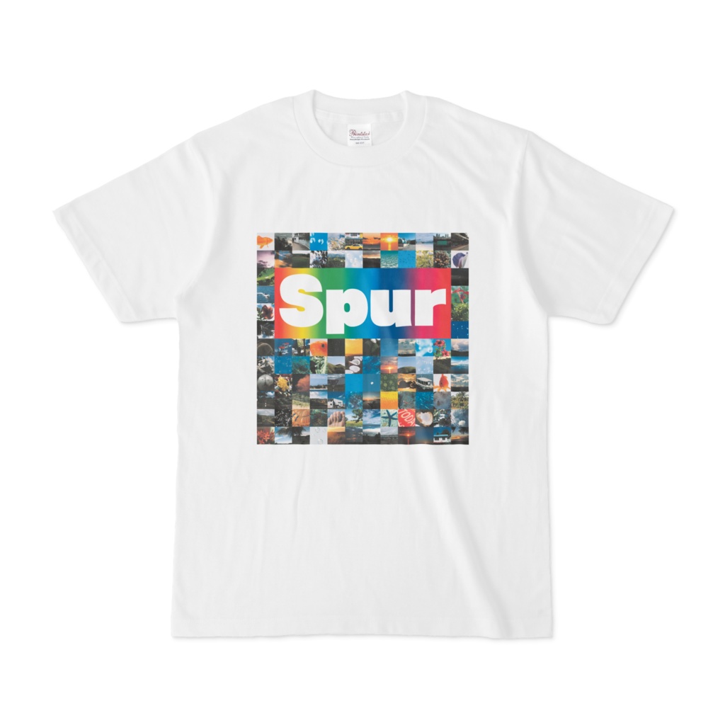 シンプルデザインTシャツ Spur_BOX104(RAINBOW)