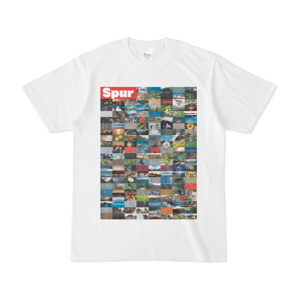 シンプルデザインTシャツ Spur=170(RED)