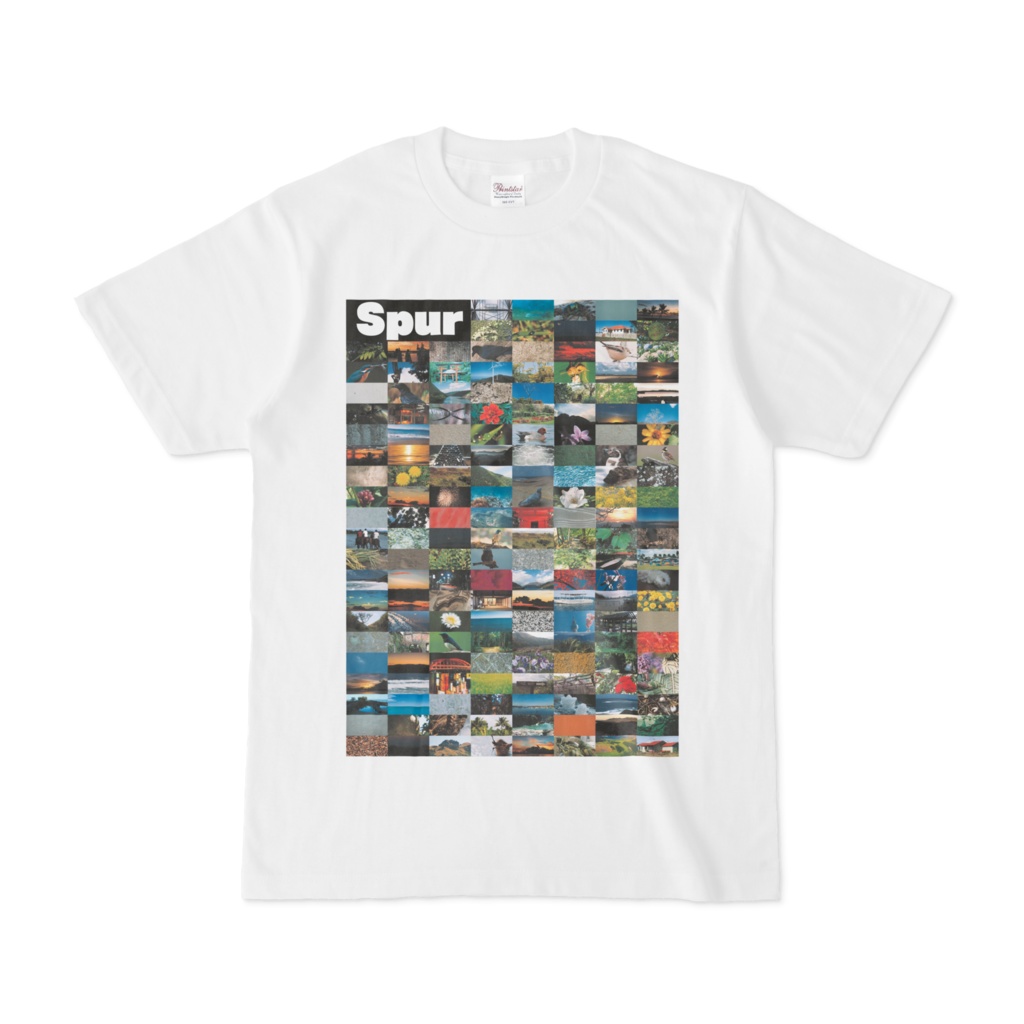 シンプルデザインTシャツ Spur=170(BLACK)