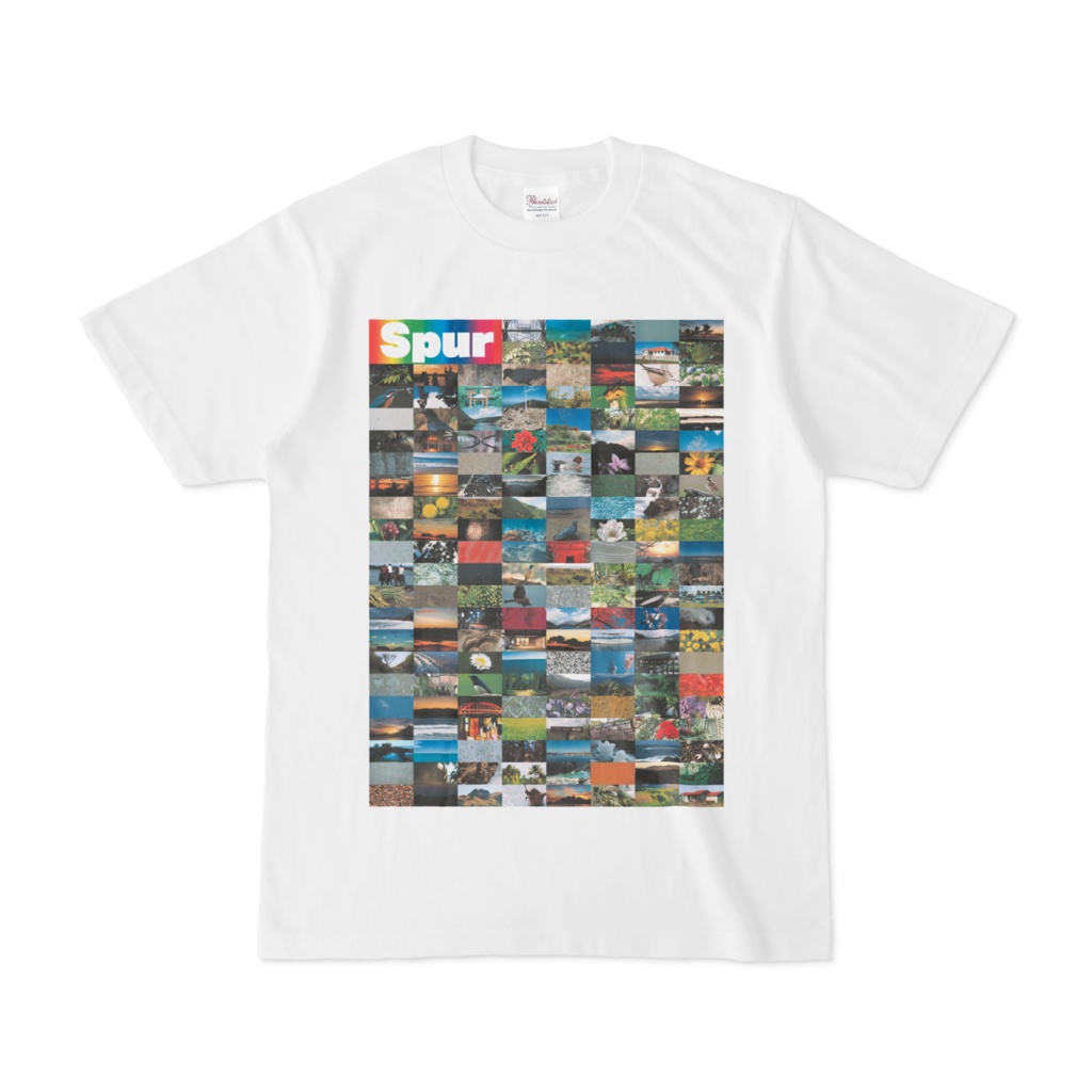 シンプルデザインTシャツ Spur=170(RAINBOW)