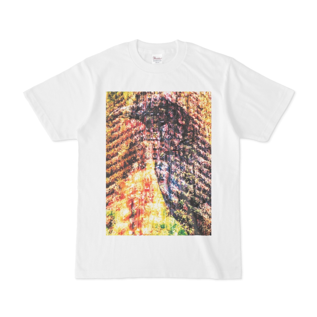 シンプルデザインTシャツ Epic 植物烏