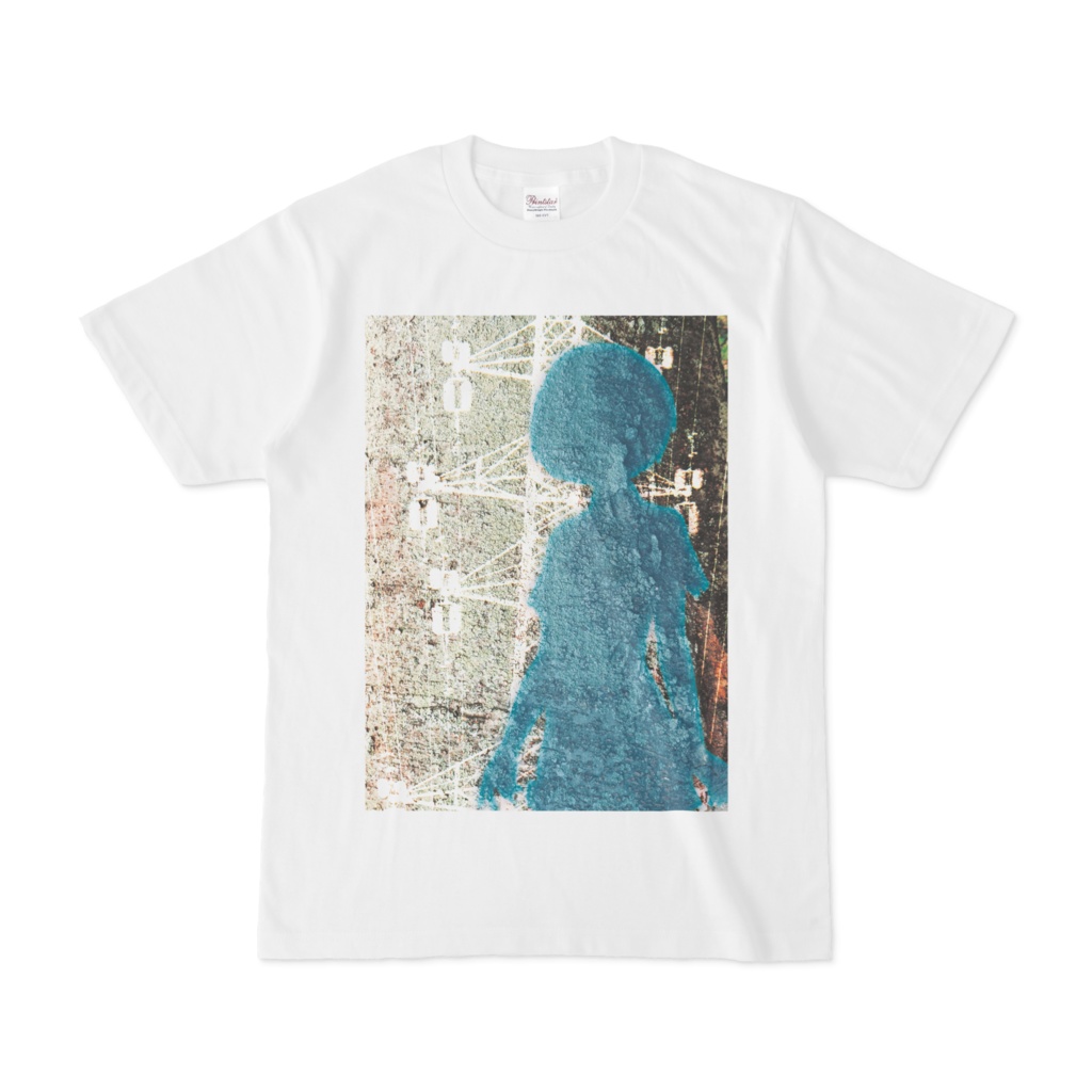 シンプルデザインTシャツ Epic 透明GIRL