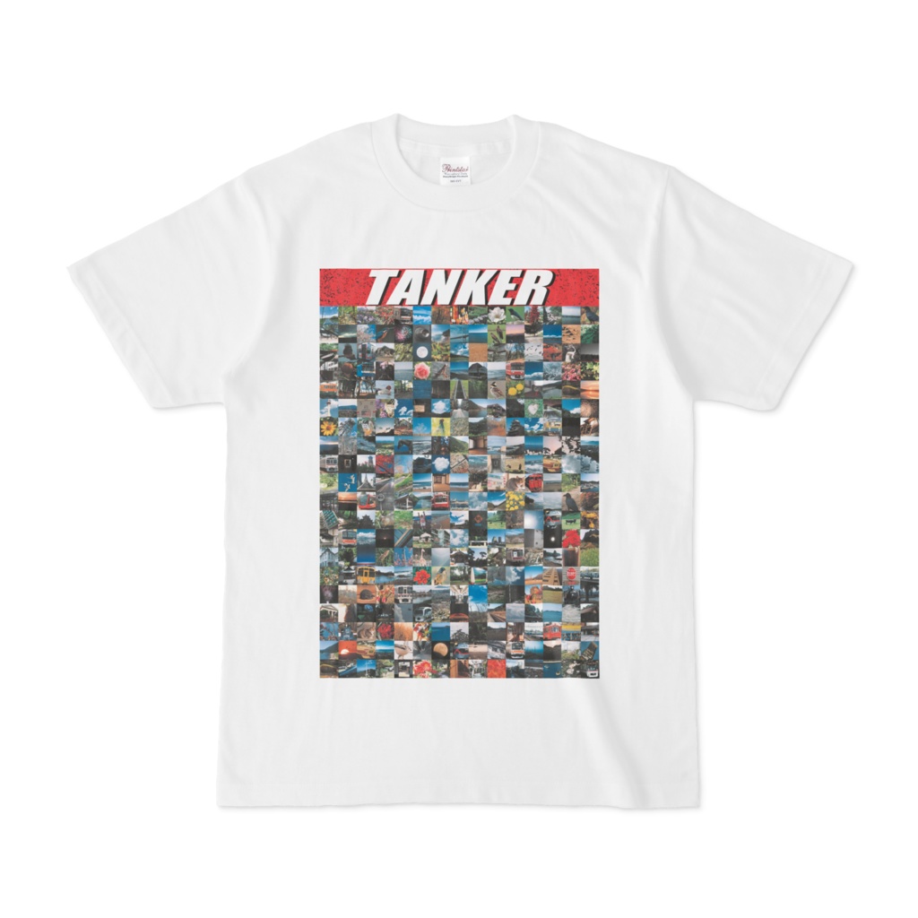 シンプルデザインTシャツ TANKER_300(RED)