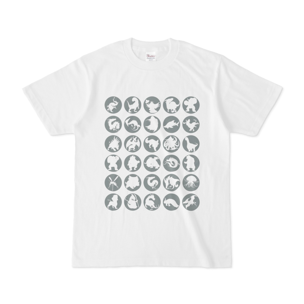 シンプルデザインTシャツ C.MONSTER(GRAY)