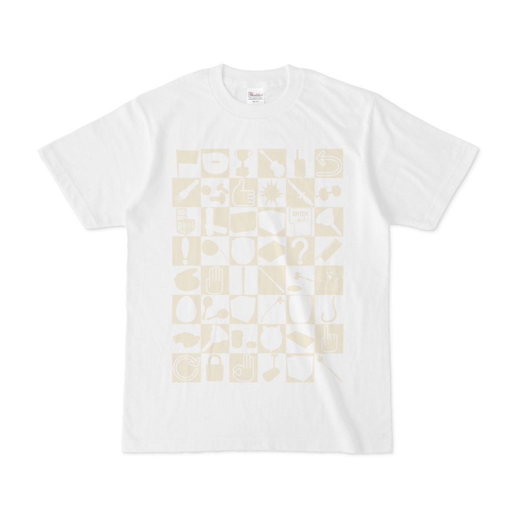 シンプルデザインTシャツ 四八シュプール(BEIGE)