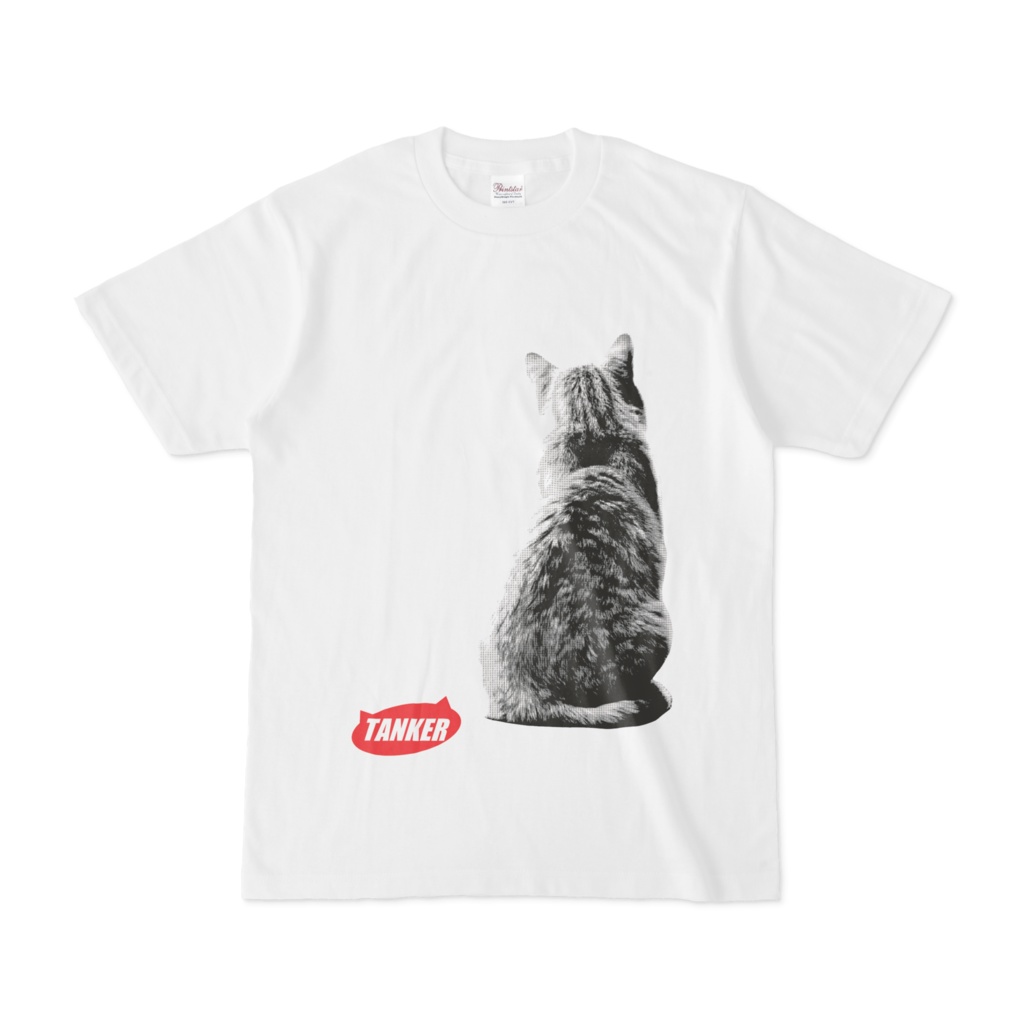 Tシャツ ホワイト CAT_TANKER