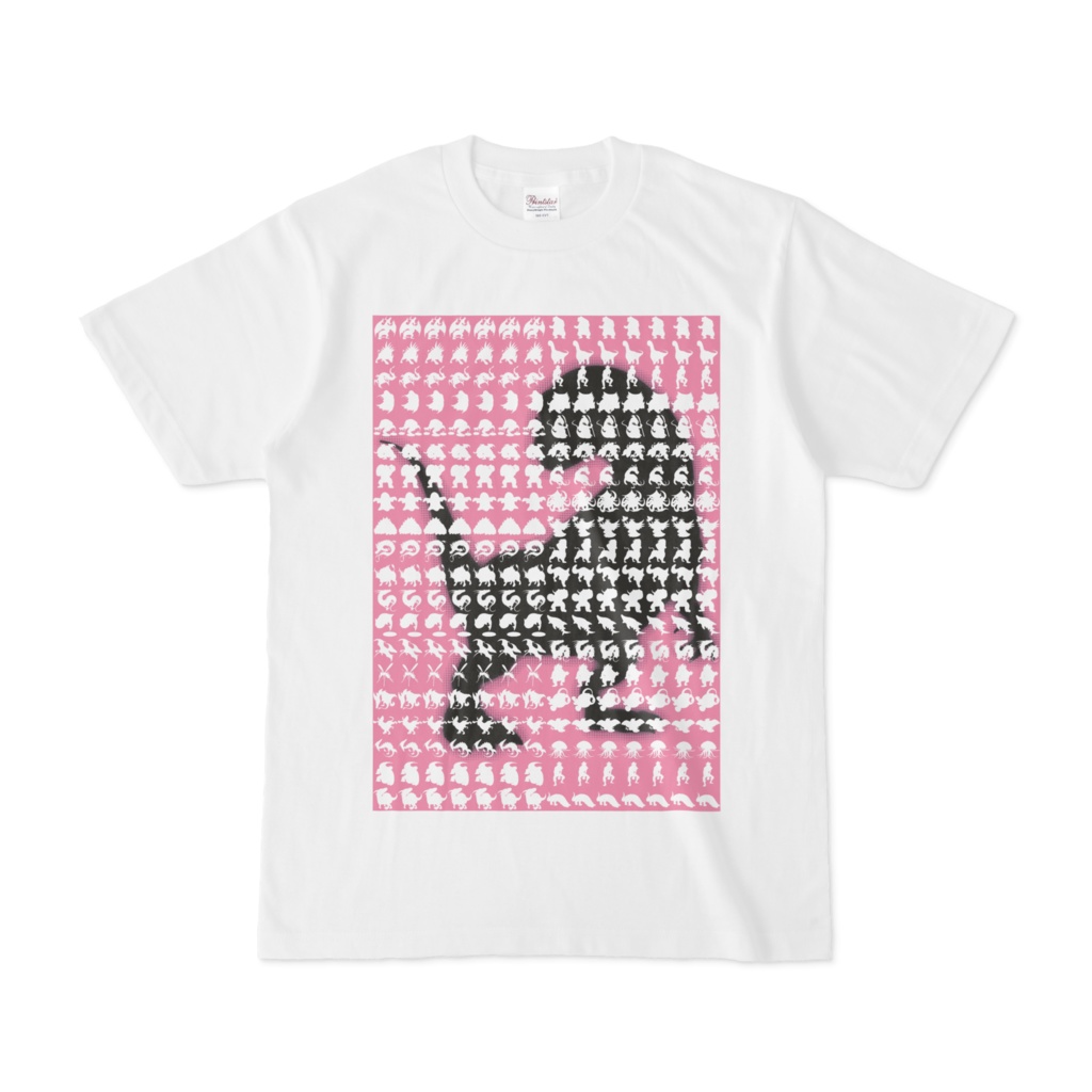 シンプルデザインTシャツ MONSTER-REX41(VIOLET)