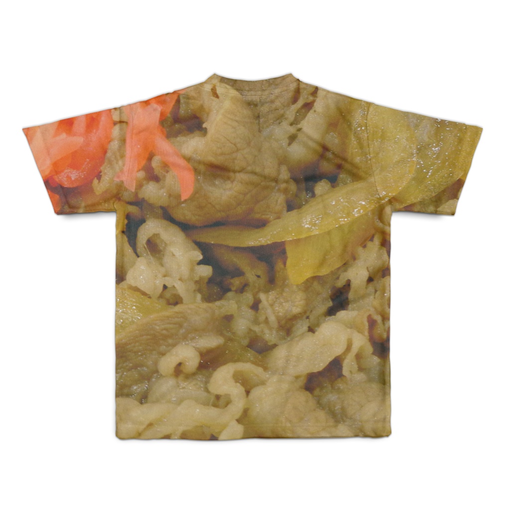 Tシャツ フルグラフィック 牛丼