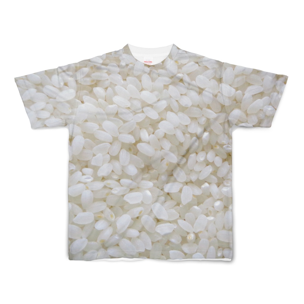Tシャツ フルグラフィック 米が無くて米った