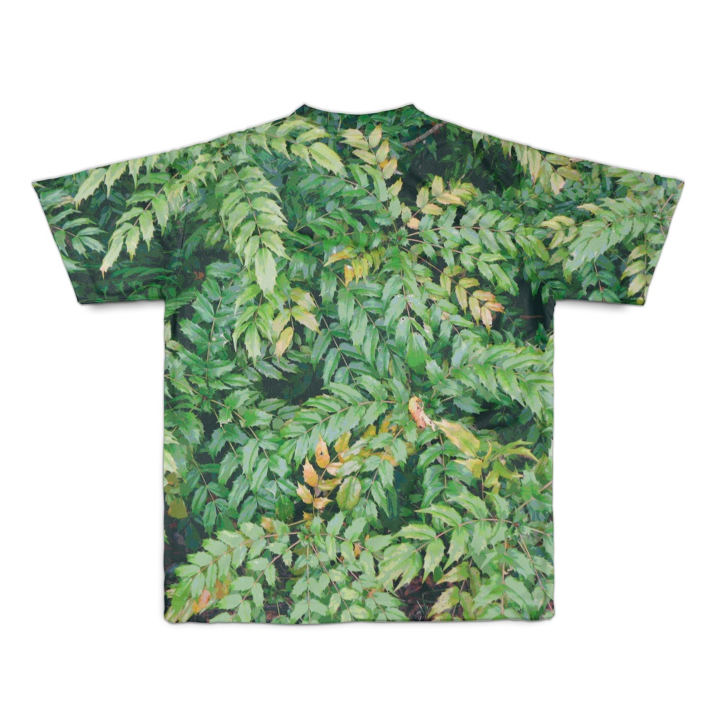 Tシャツ フルグラフィック ギザギザハッパ