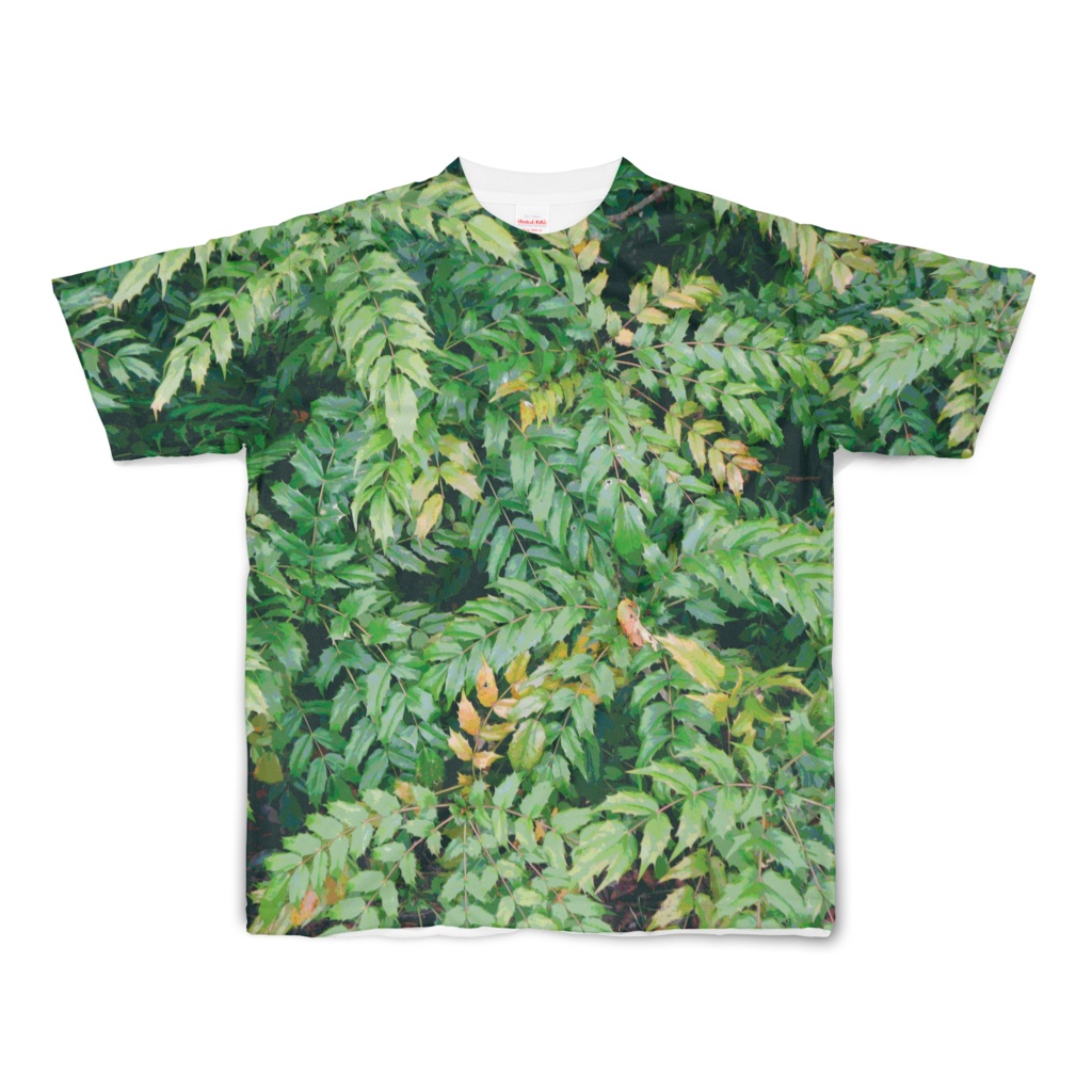 Tシャツ フルグラフィック ギザギザハッパ