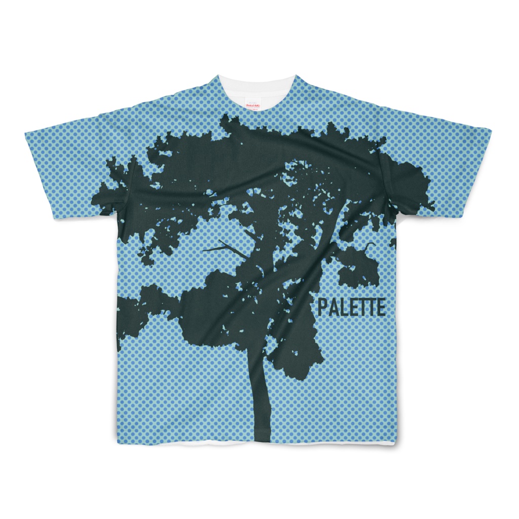 Tシャツ フルグラフィック PALETTE to 木